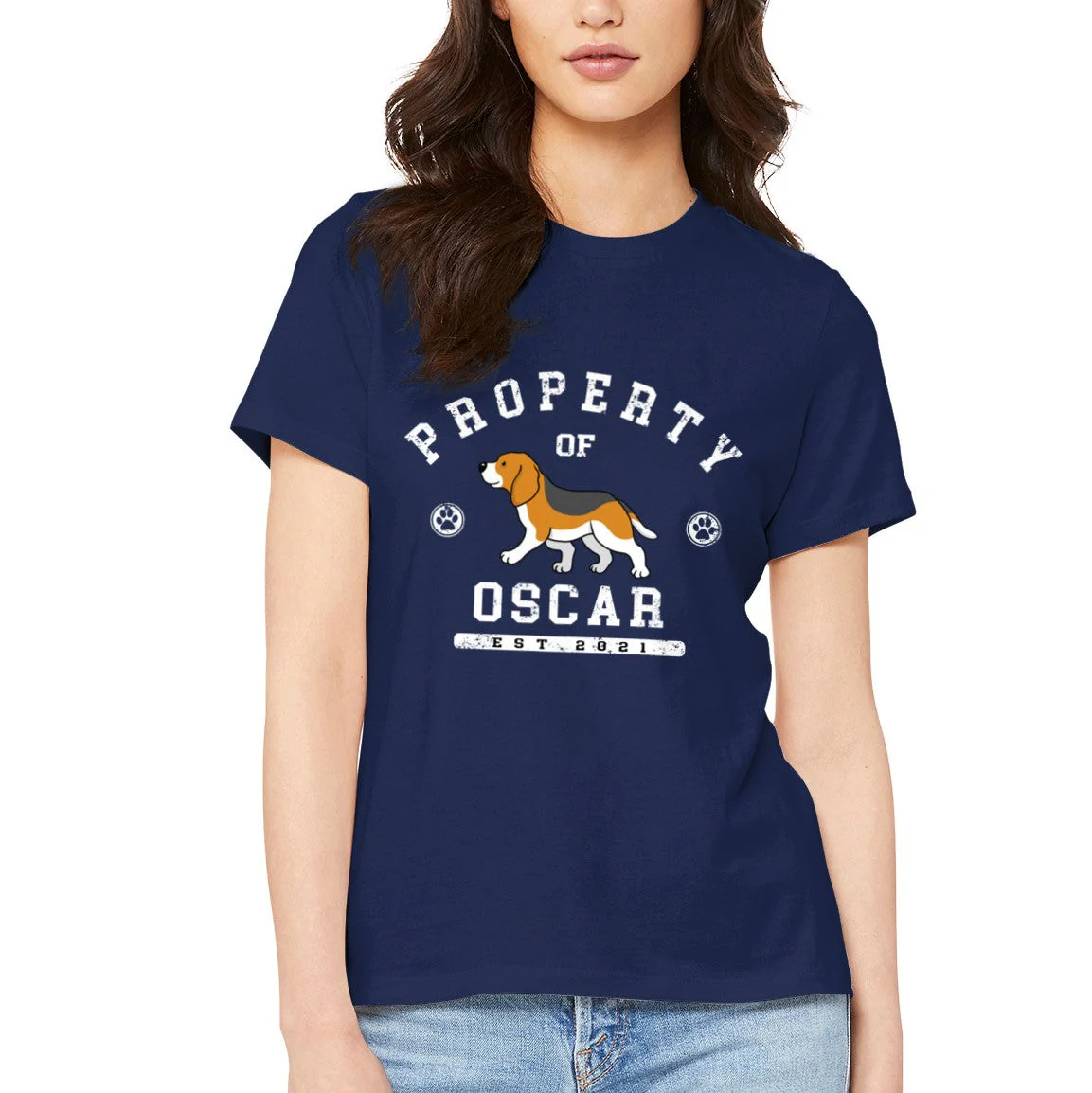 Dog Property - Personalized Custom Unisex T-shirt - Image 3