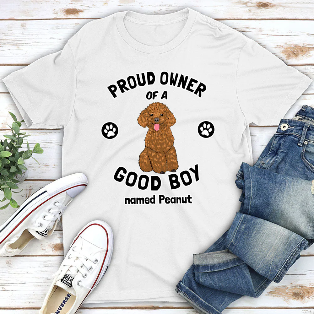Dog Proud Owner - Personalized Custom Unisex T-shirt - Image 2