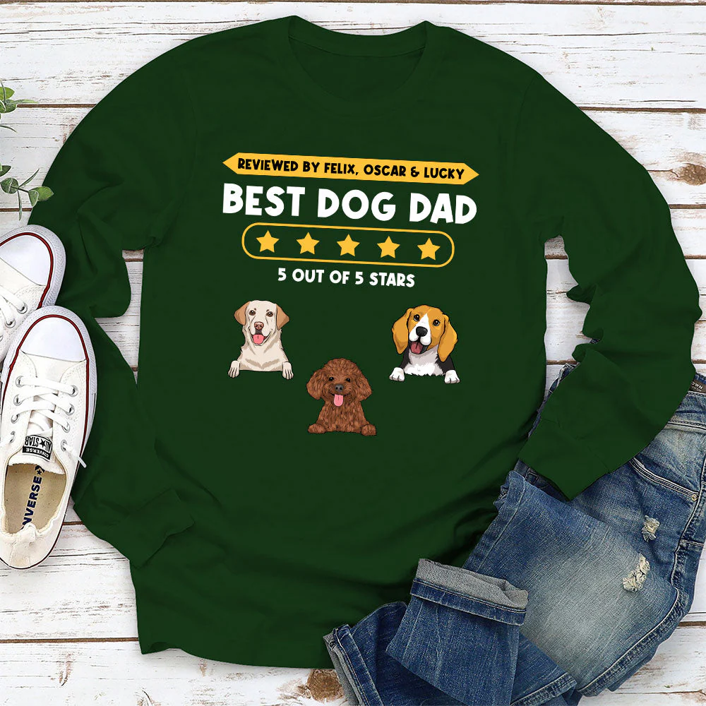 Dog Review - Personalized Custom Long Sleeve T-shirt - Image 3