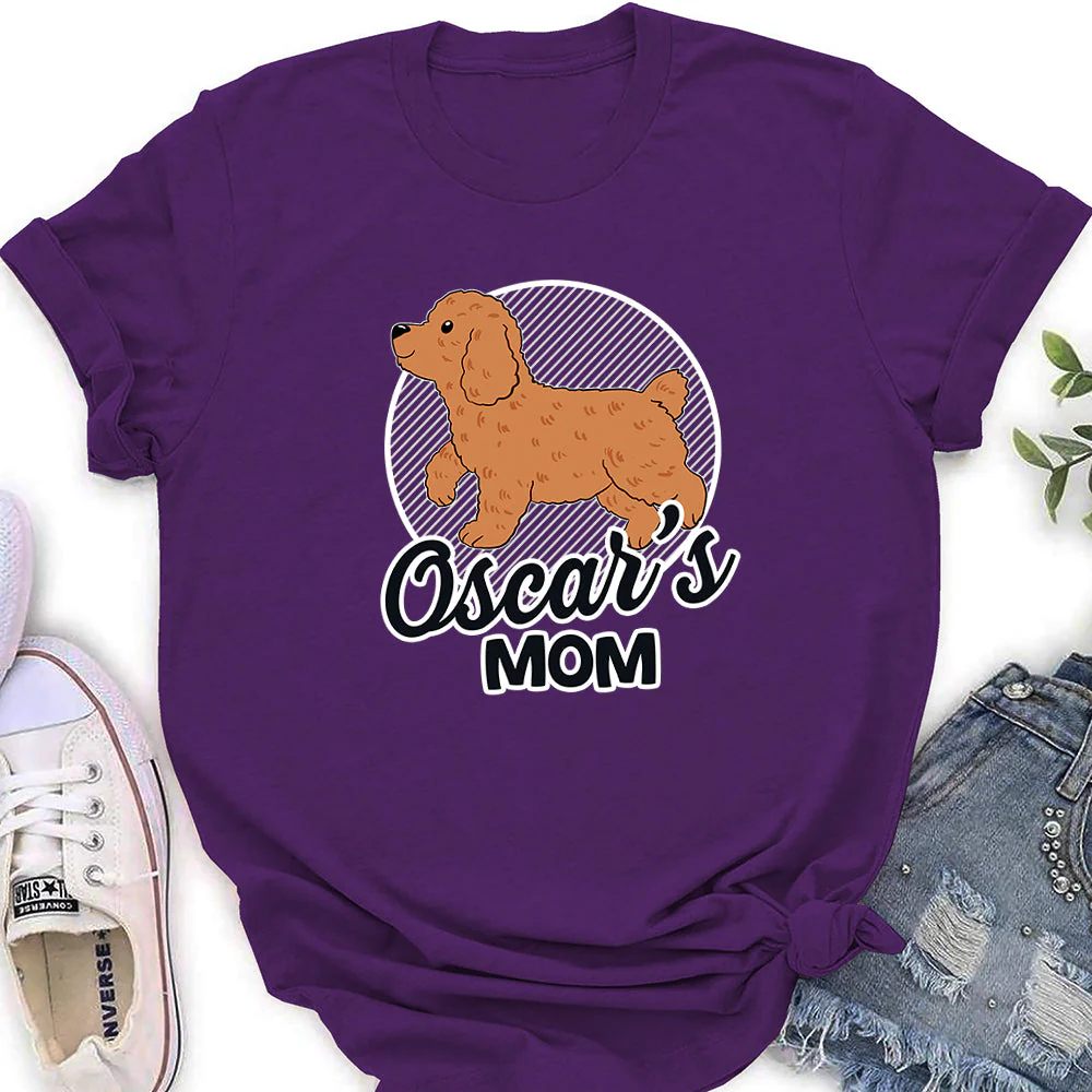 Dog‘s Human - Personalized Custom Women's T-shirt - Image 3