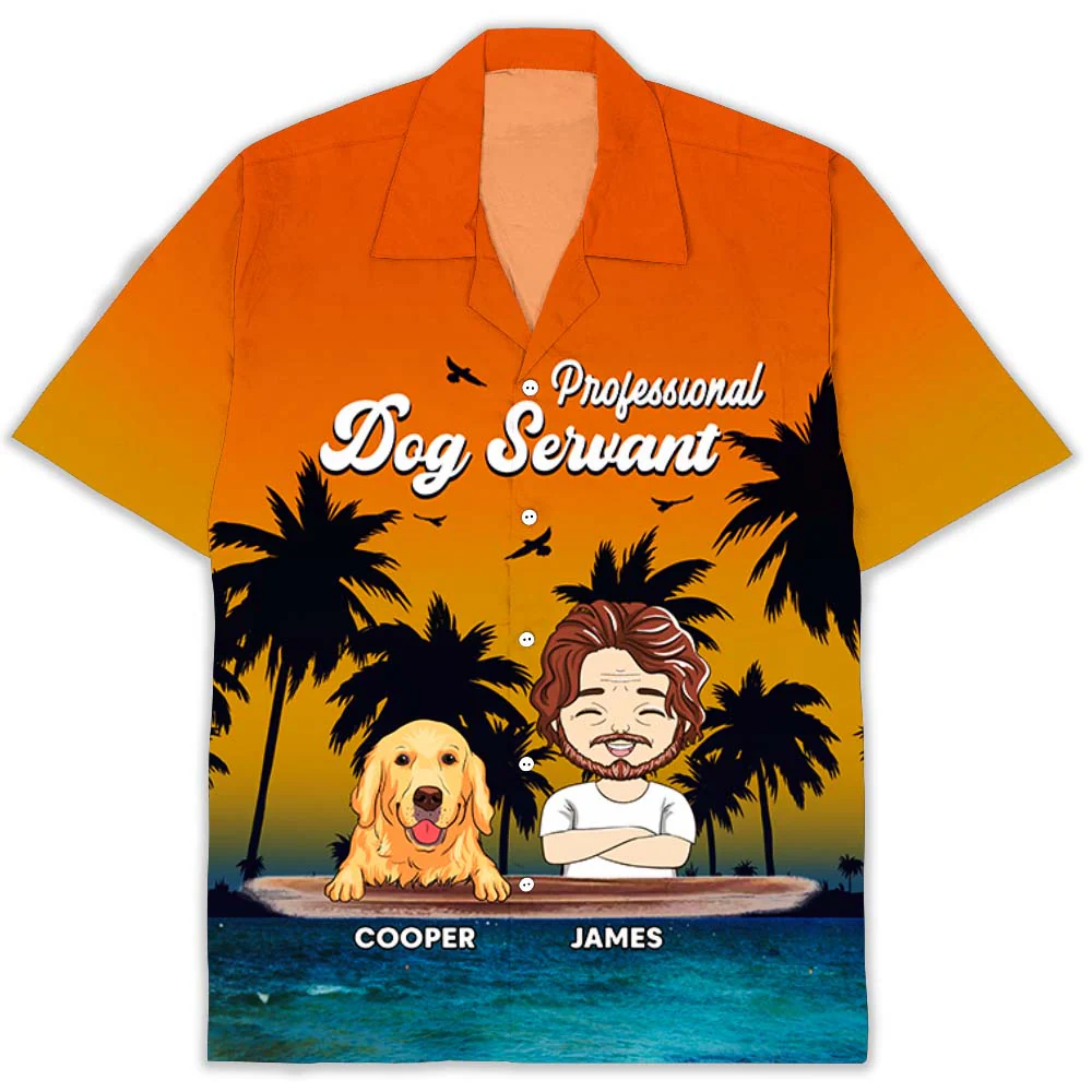 Dog Servant - Personalized Custom Hawaiian Shirt