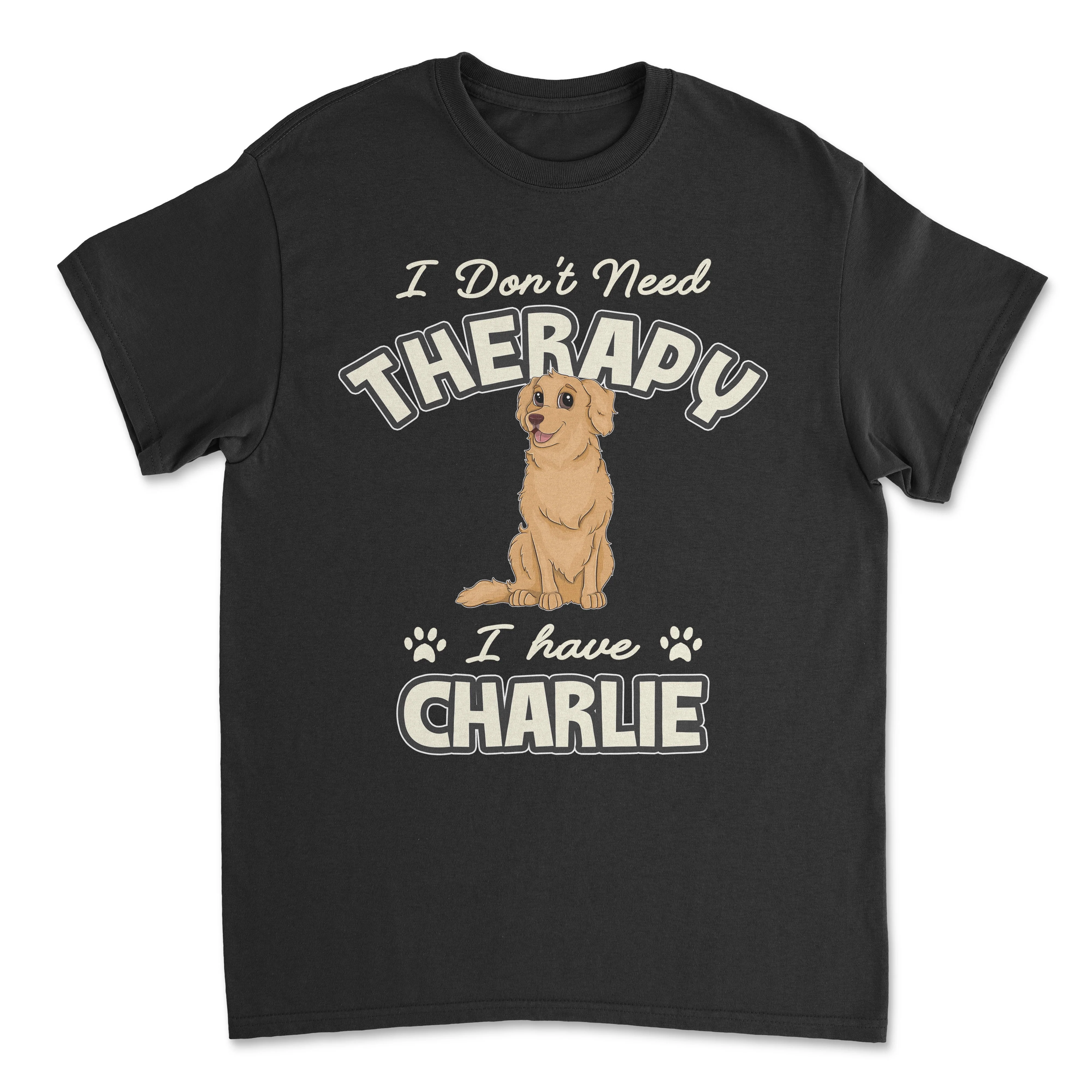 Dog Therapy - Personalized Custom Unisex T-shirt