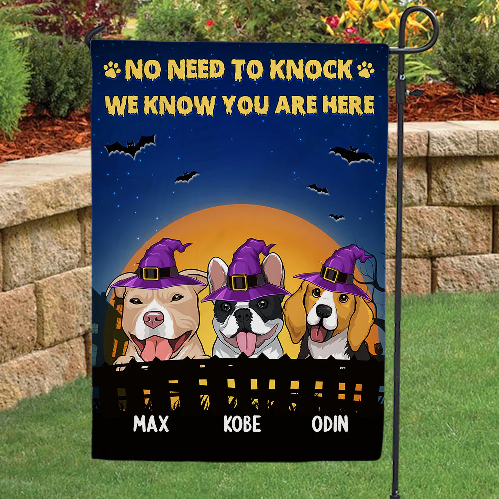 Dog Witch - Personalized Custom Garden Flag - Image 4