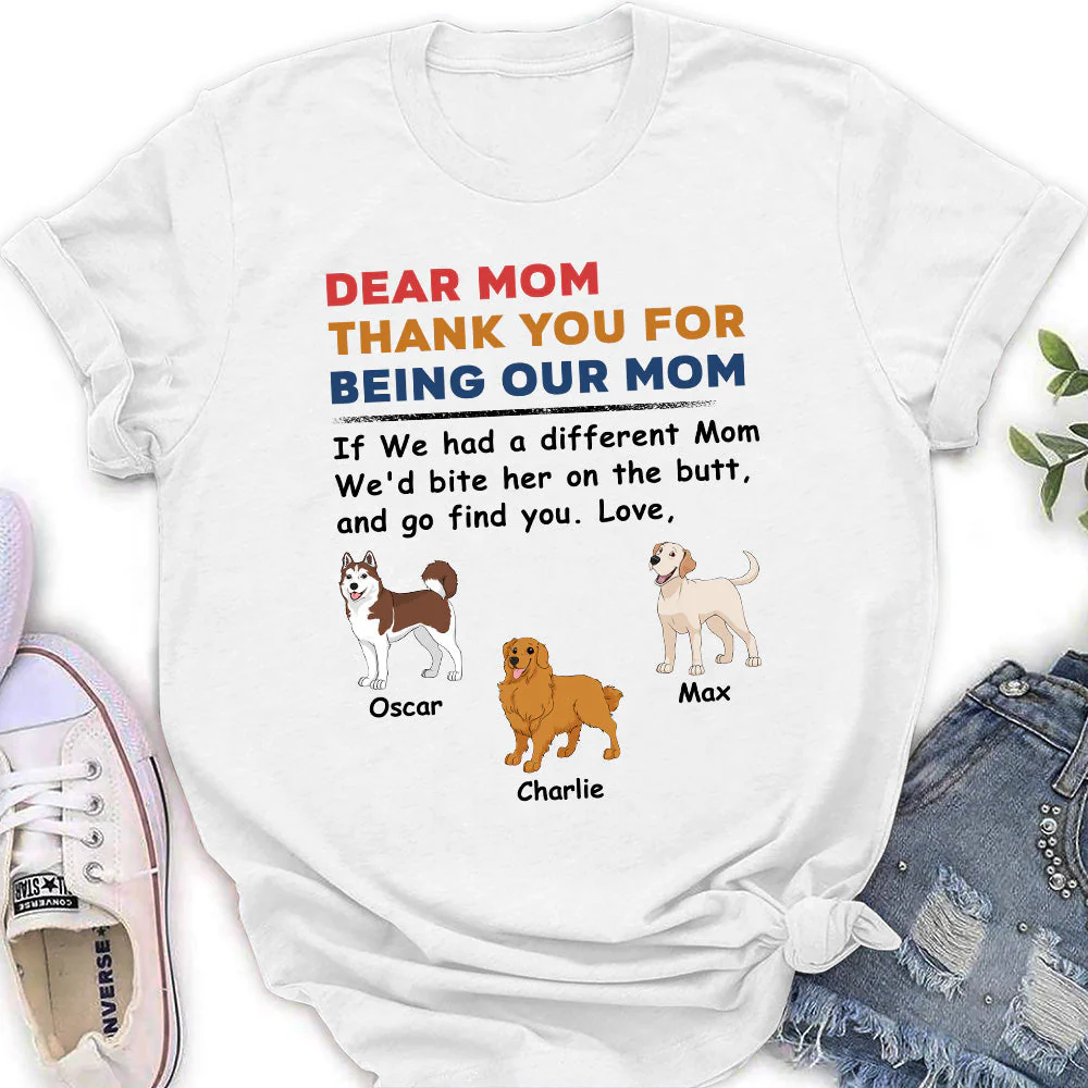 Dogs Bite You - Personalized Custom Women's T-shirt - Image 4