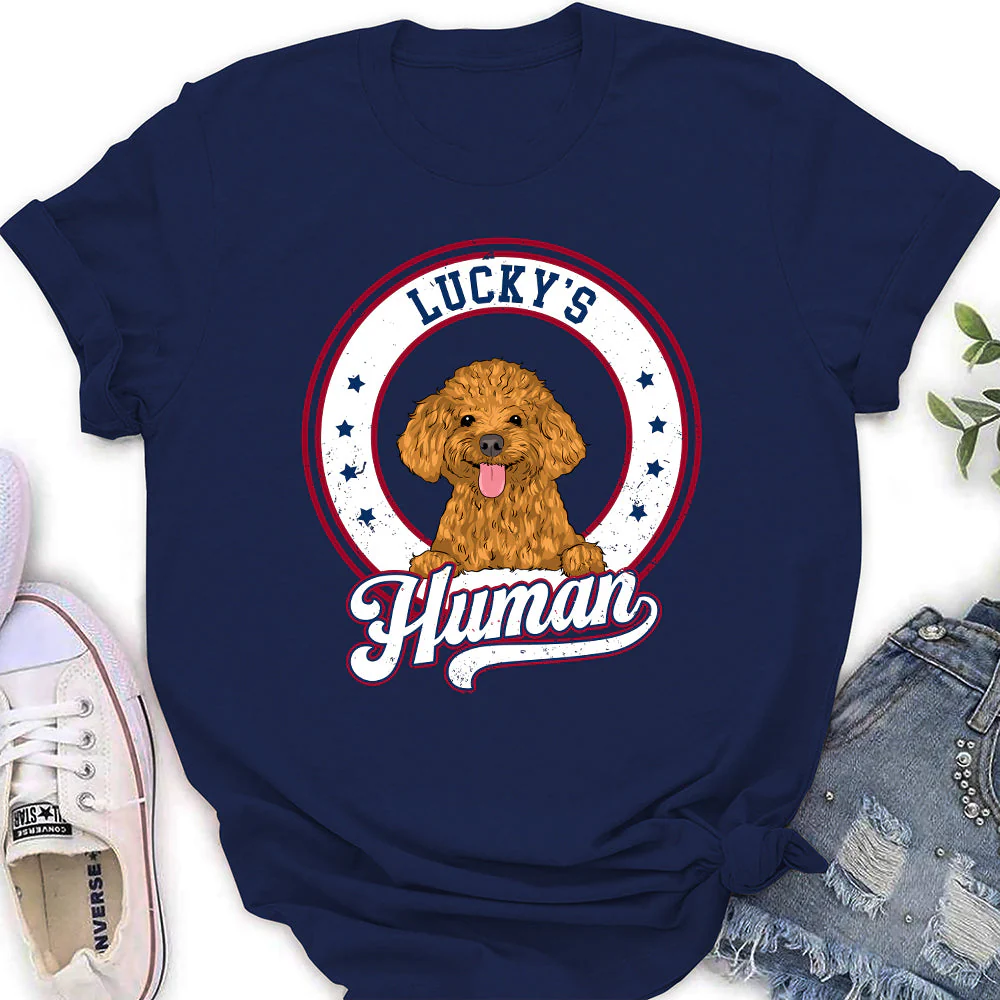 Dog's Human Logo - Personalized Custom Women's T-shirt - Image 6