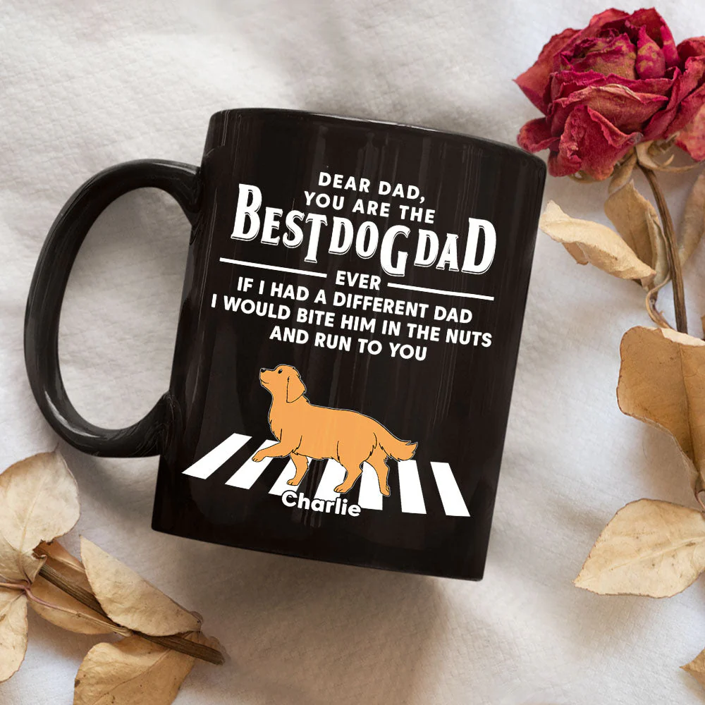 Dogs Run To You 2 - Personalized Custom Coffee Mug - Image 3