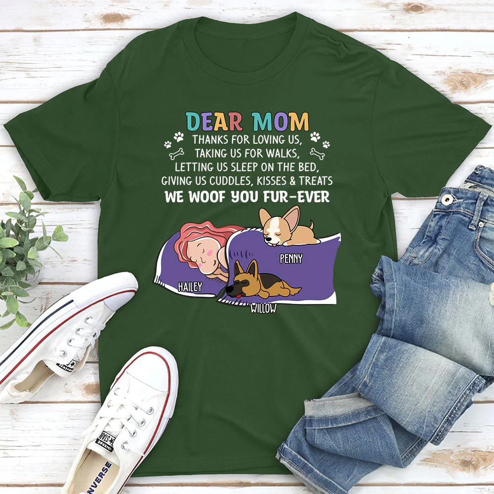 Dogs Thanks For 2 - Personalized Custom Unisex T-shirt - Image 5
