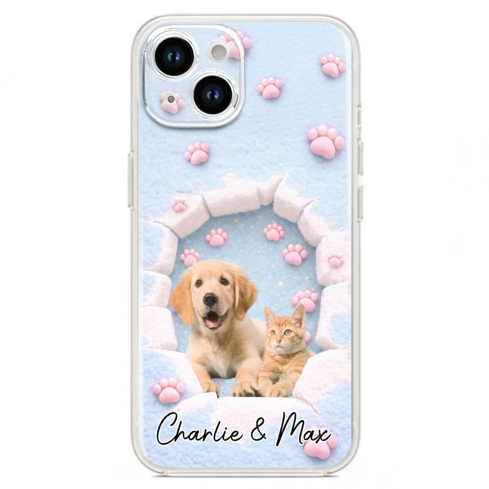 Dreaming Funny Cartoon Pets Photo - Personalized Custom Phone Case - Image 14