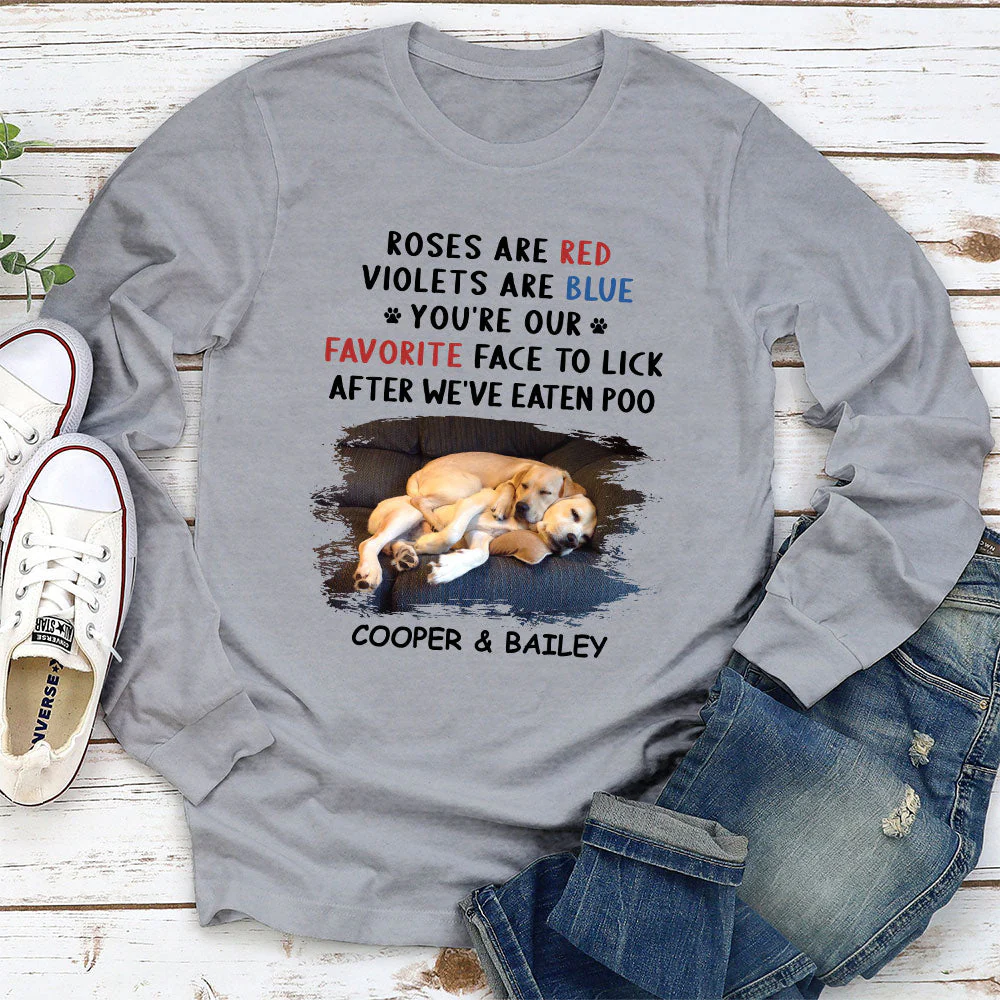 Eaten Poo - Personalized Custom Long Sleeve T-shirt - Image 3