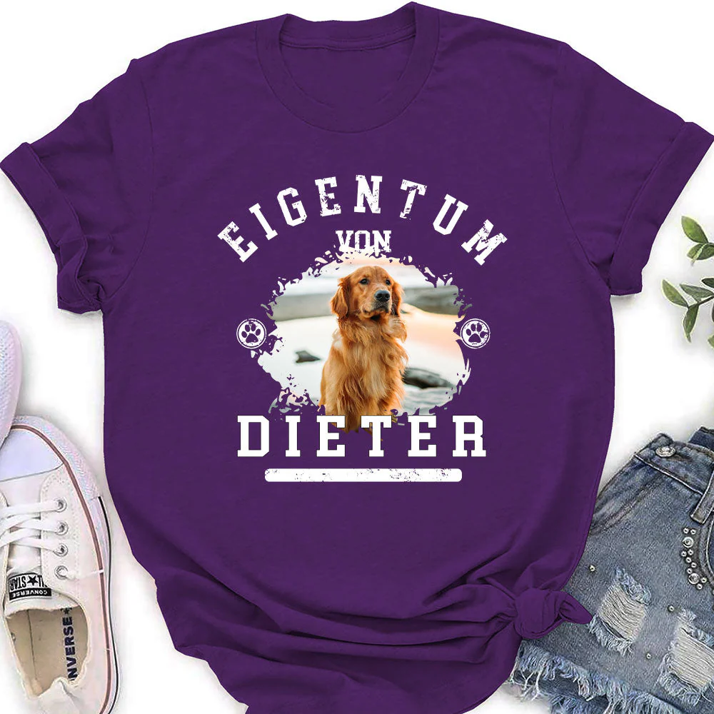 Eigentum - Personalisiertes Damen T-shirt - Image 4