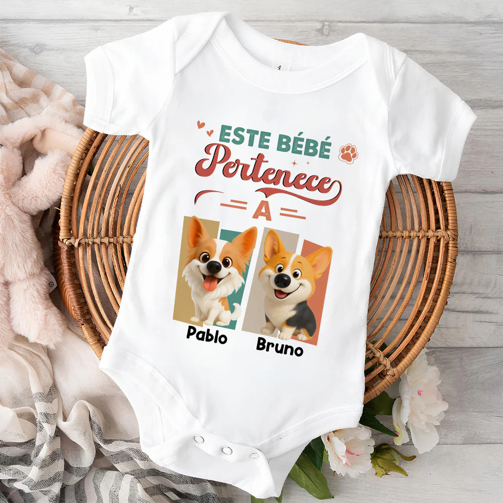El Mejor Amigo De Los Perros - Body De Bebé Personalizado - Image 2