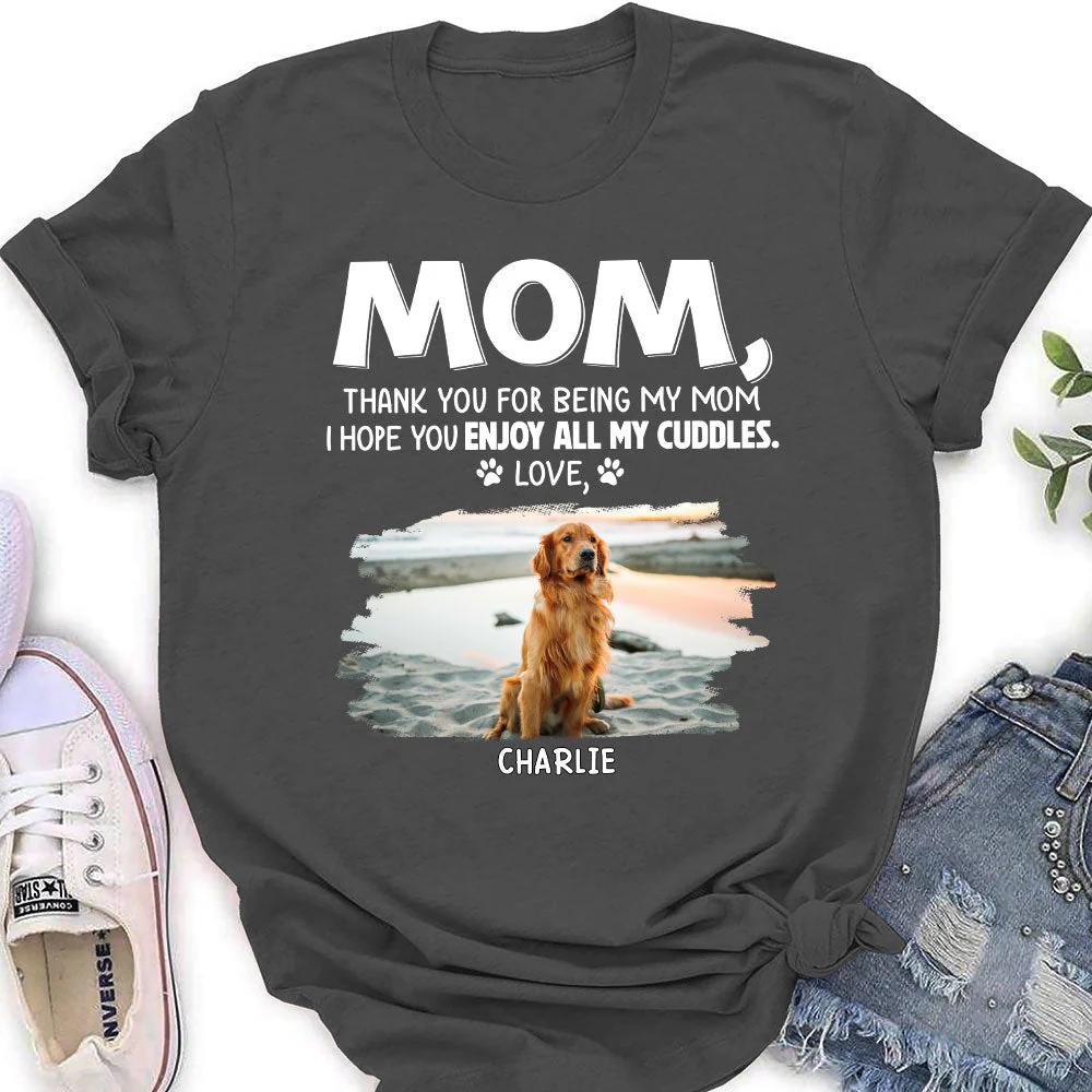 Enjoy Cuddles - Personalized Custom Women's T-shirt - Image 4