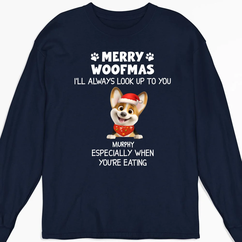 Especially When You Are Eating Christmas - Personalized Custom Long Sleeve T-Shirt - Image 5