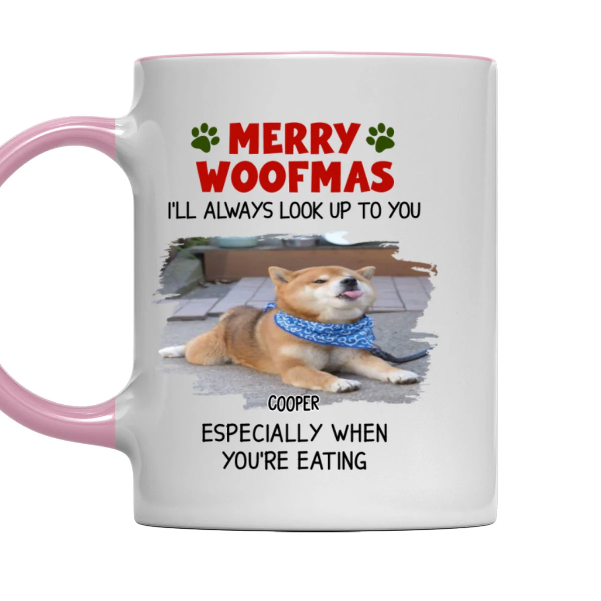 Especially When You Are Eating Christmas Photo - Personalized Custom Accent Mug - Image 7