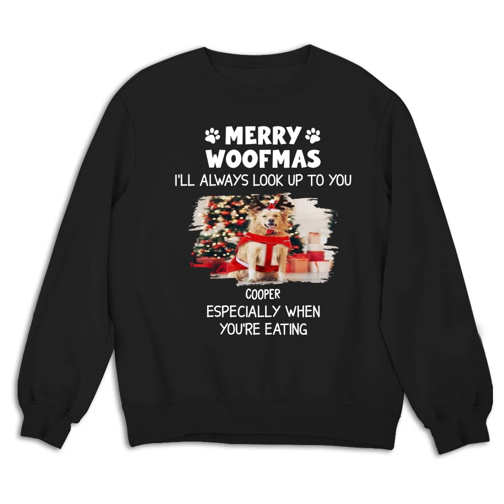 Especially When You Are Eating Christmas Photo - Personalized Custom Sweatshirt - Image 3