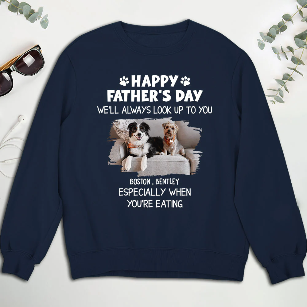 Especially When You Are Eating Photo - Personalized Custom Sweatshirt