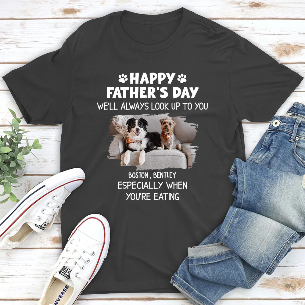 Especially When You Are Eating Photo - Personalized Custom Unisex T-Shirt