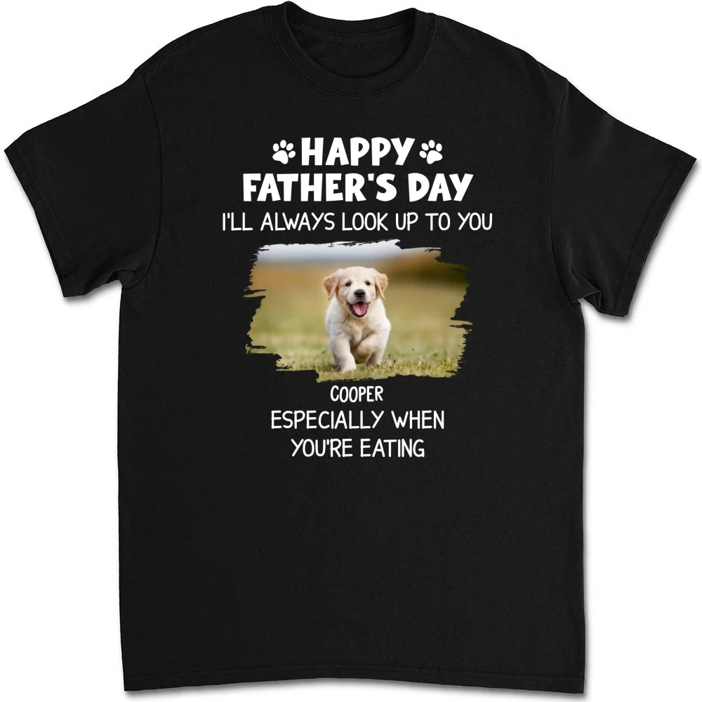 Especially When You Are Eating Photo - Personalized Custom Unisex T-Shirt - Image 2