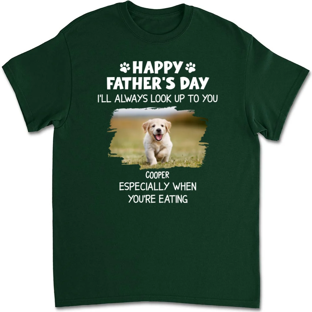 Especially When You Are Eating Photo - Personalized Custom Unisex T-Shirt - Image 4
