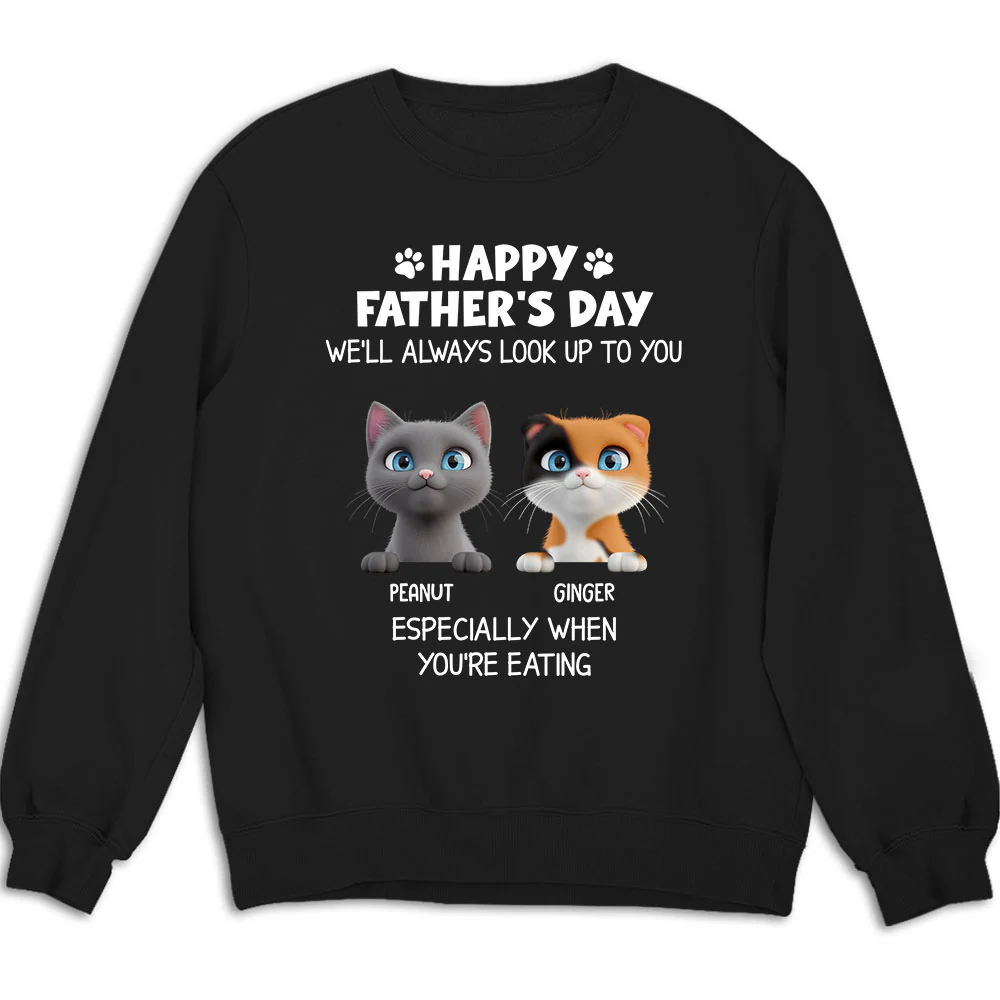 Especially When You Are Eating Ver Cat - Personalized Custom Sweatshirt