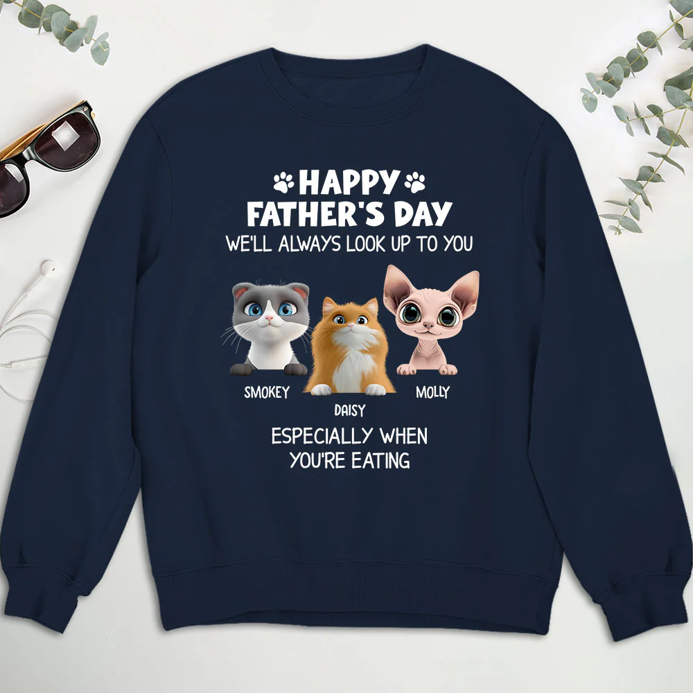 Especially When You Are Eating Ver Cat - Personalized Custom Sweatshirt - Image 3