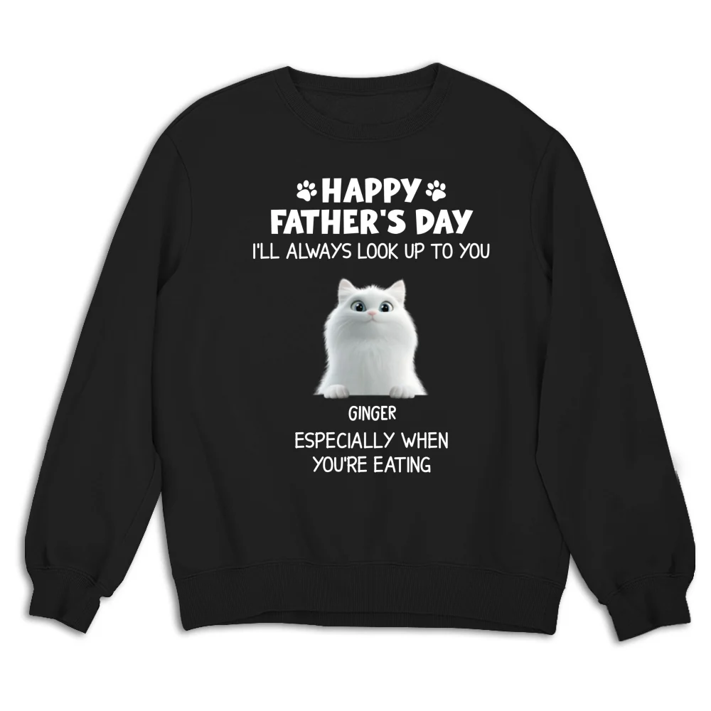 Especially When You Are Eating Ver Cat - Personalized Custom Sweatshirt - Image 5