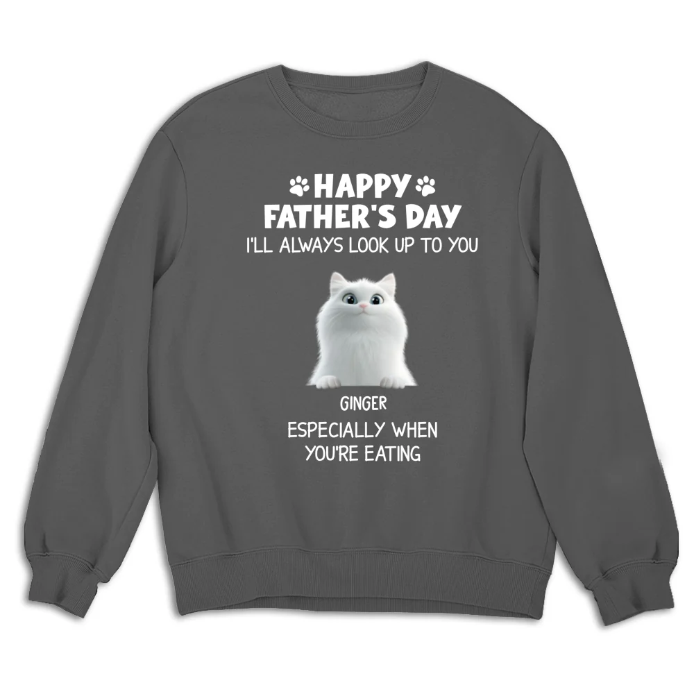 Especially When You Are Eating Ver Cat - Personalized Custom Sweatshirt - Image 6