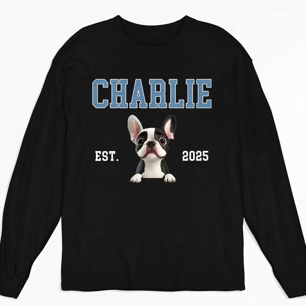 Established Since - Personalized Custom Long Sleeve T-shirt