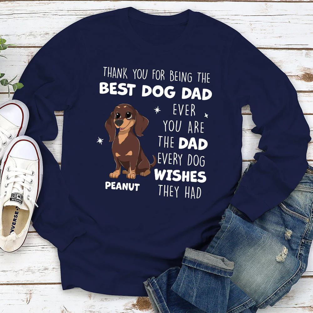 Every Dog Wishes - Personalized Custom Long Sleeve T-shirt - Image 4