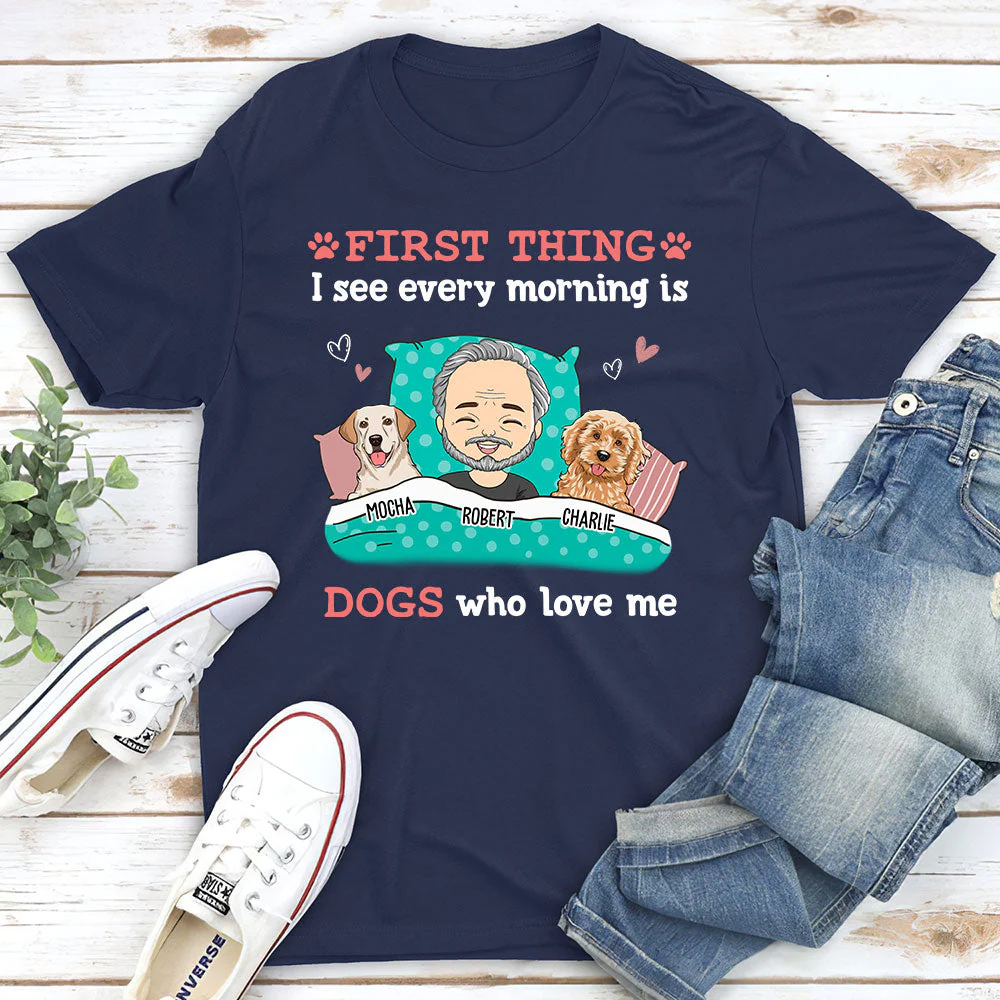 Every Morning 2 - Personalized Custom Premium T-shirt - Image 2