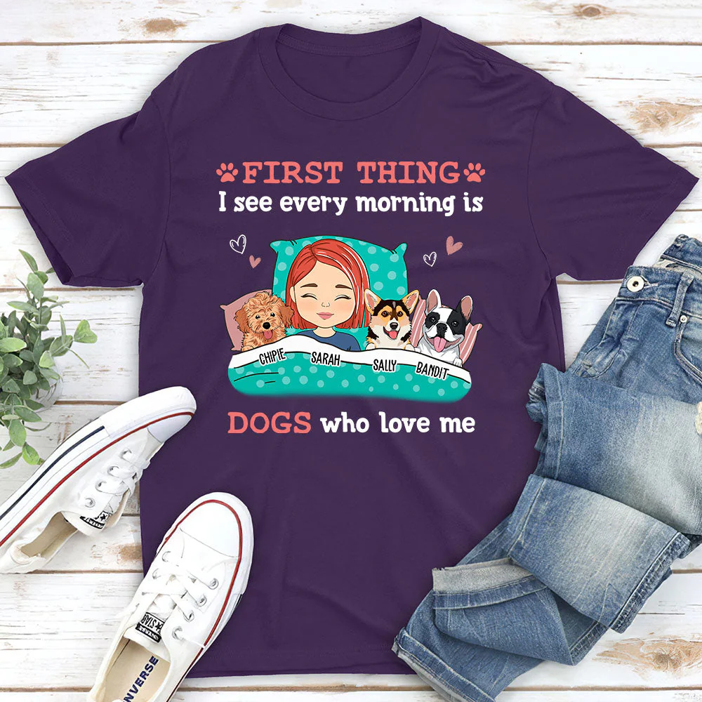 Every Morning 2 - Personalized Custom Premium T-shirt - Image 3
