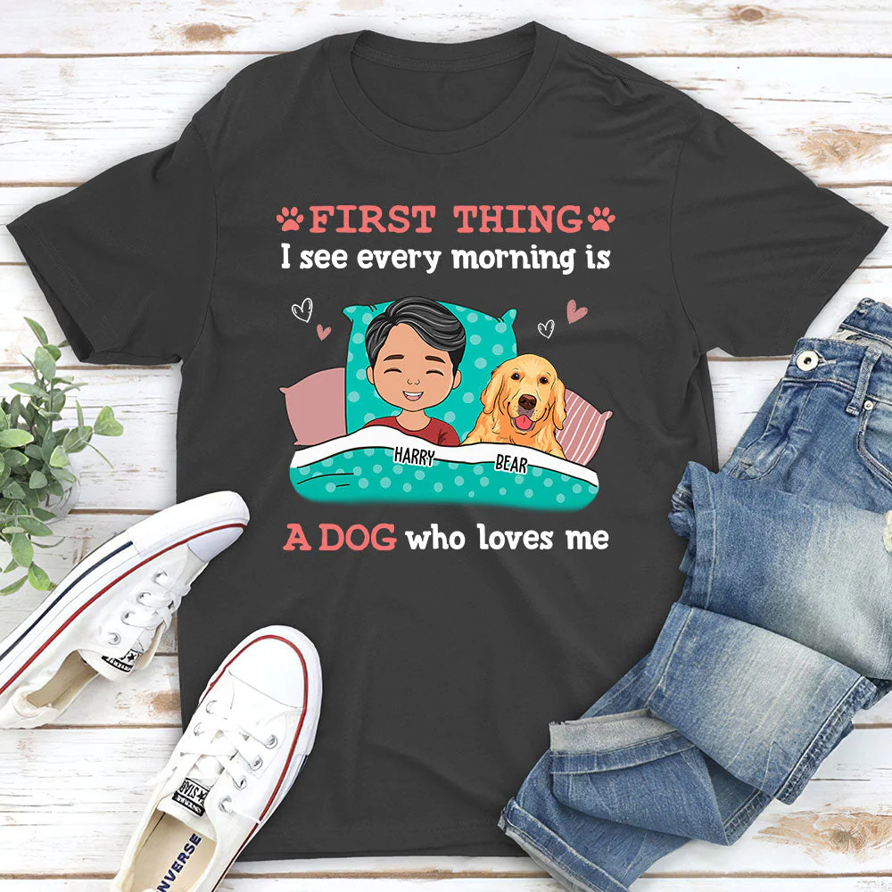 Every Morning 2 - Personalized Custom Premium T-shirt - Image 4