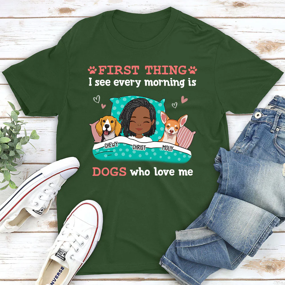 Every Morning 2 - Personalized Custom Premium T-shirt - Image 5