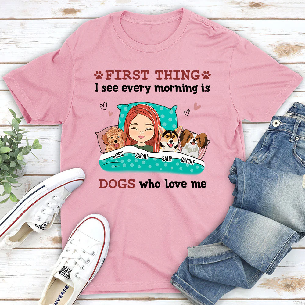 Every Morning - Personalized Custom Premium T-shirt - Image 3