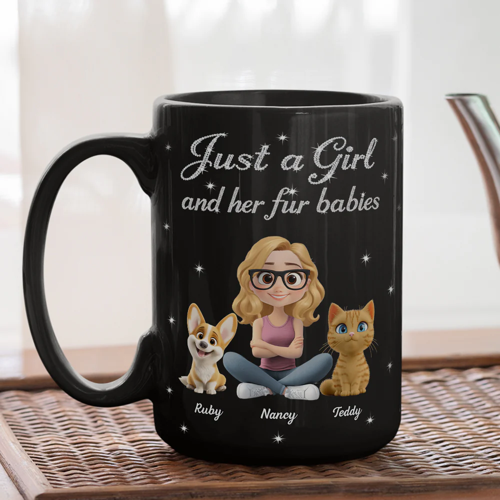 Every Second With Fur Babies - Personalized Custom 3D Effect Coffee Mug - Image 3
