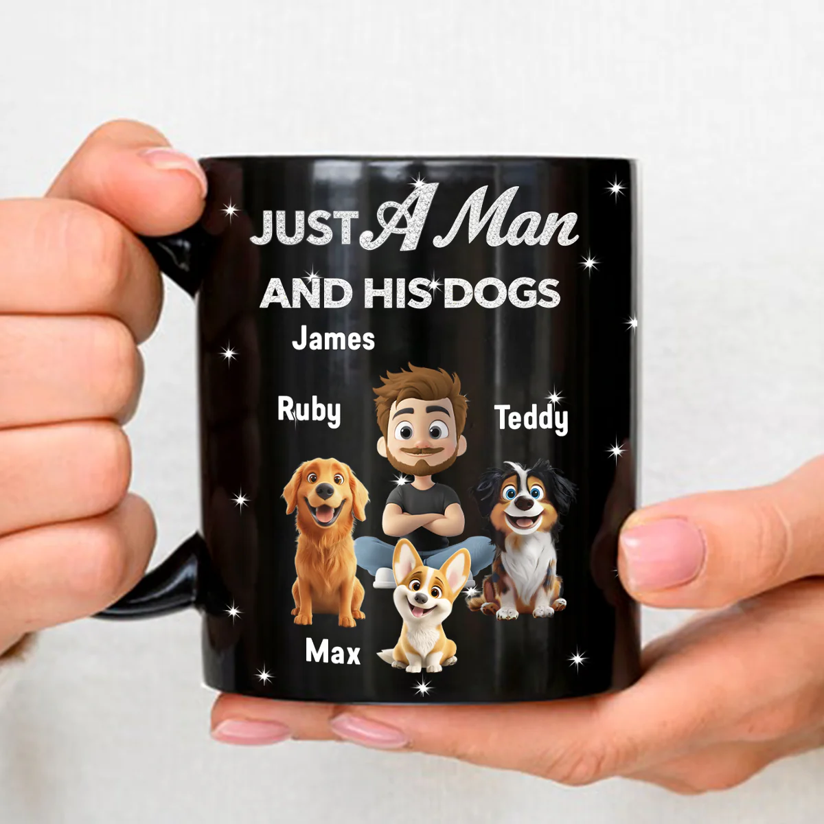 Every Second With You Dad Ver - Personalized Custom 3D Effect Coffee Mug - Image 2