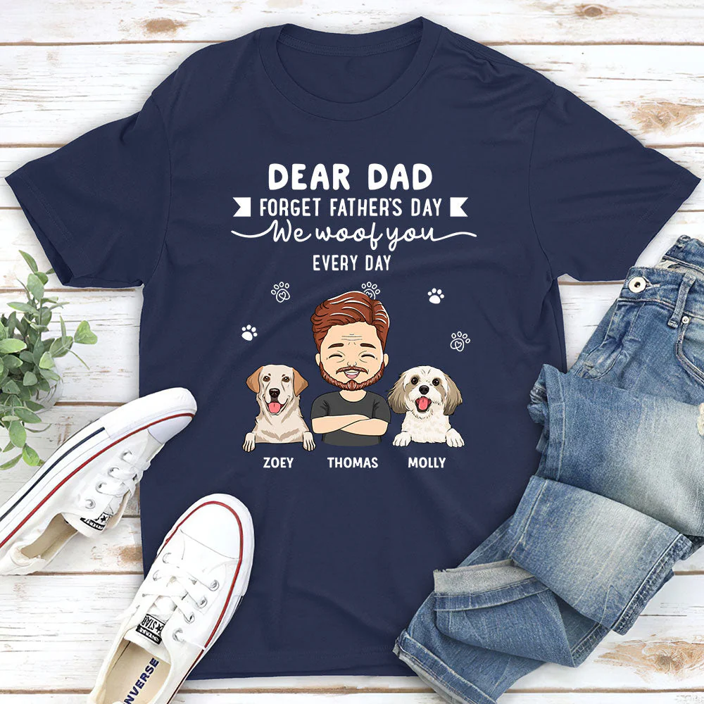 Everyday I Woof You - Personalized Custom Unisex T-shirt - Image 2