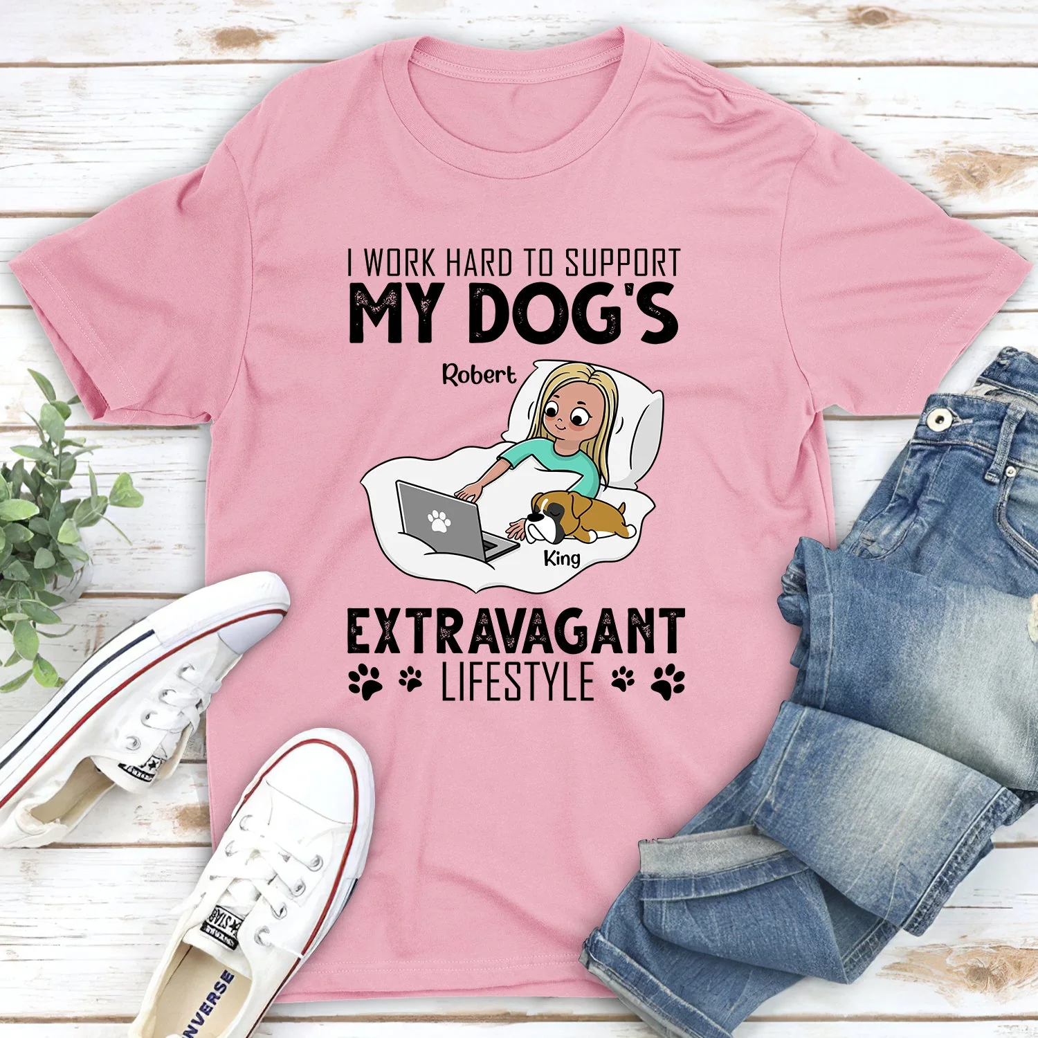 Extravagant Lifestyle - Personalized Custom Unisex T-shirt - Image 4