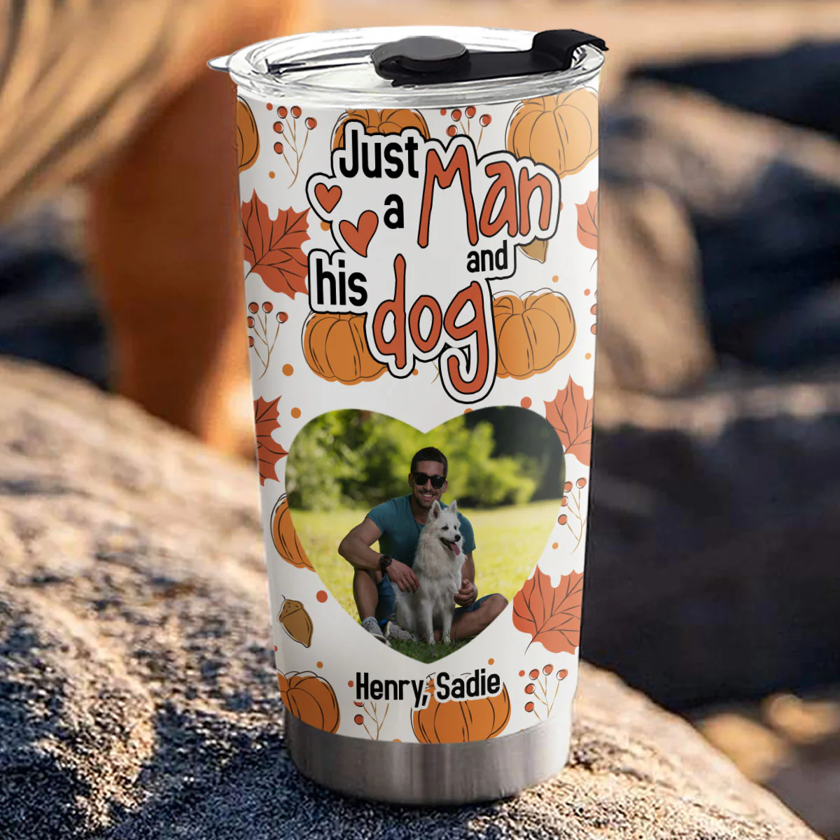 Falling In You Photo - Personalized Custom Tumbler - Image 5