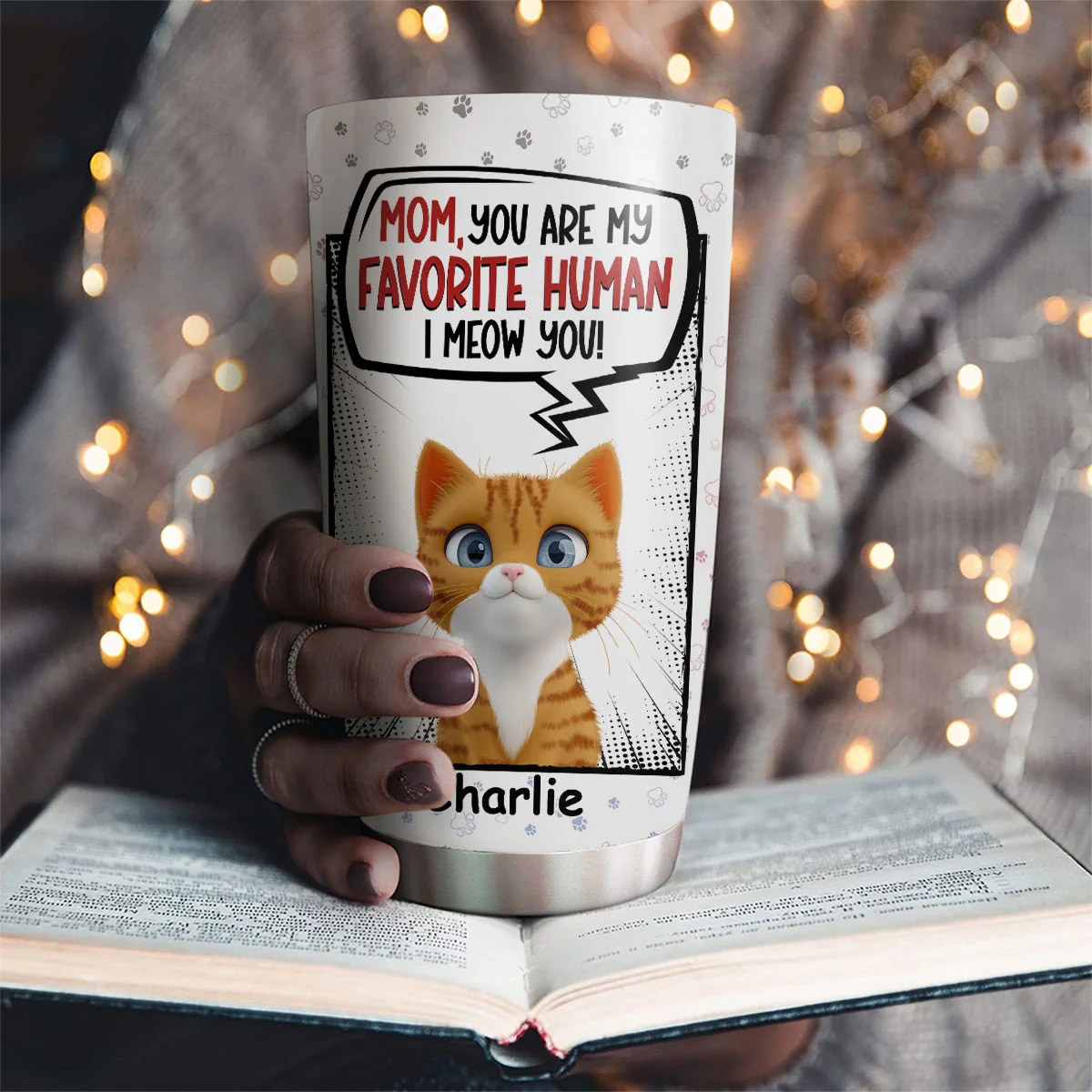 Favorite Cat Tumbler - Personalized Custom Tumbler - Image 2