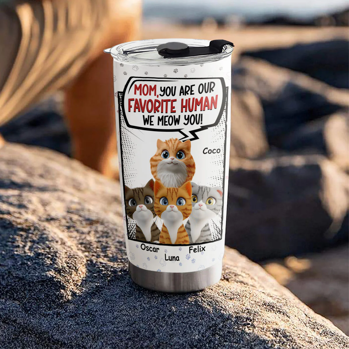 Favorite Cat Tumbler - Personalized Custom Tumbler - Image 4