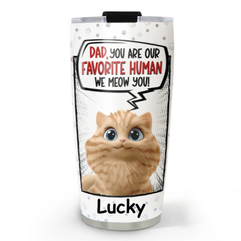Favorite Cat Tumbler - Personalized Custom Tumbler - Image 5