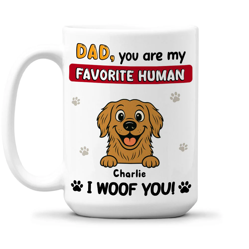Favorite Daddy Mommy - Personalized Custom Coffee Mug - Image 2