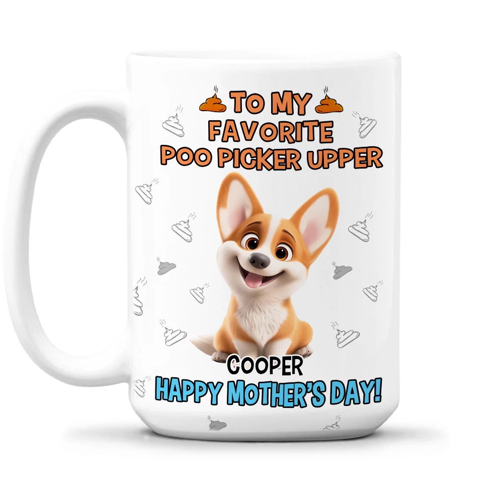 Favorite Dog Poo Picker - Personalized Custom Coffee Mug - Image 5