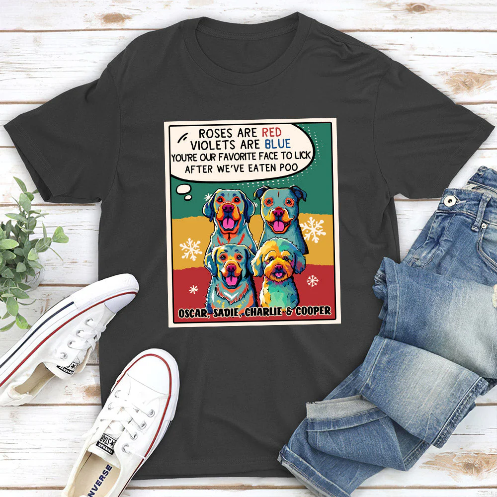 Favorite Face To Lick  - Personalized Custom Unisex T-shirt - Image 5