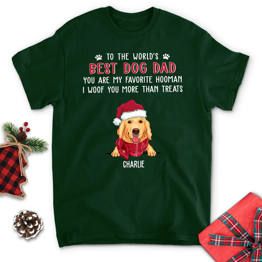 Favorite Hooman - Personalized Custom Unisex T-shirt - Image 3