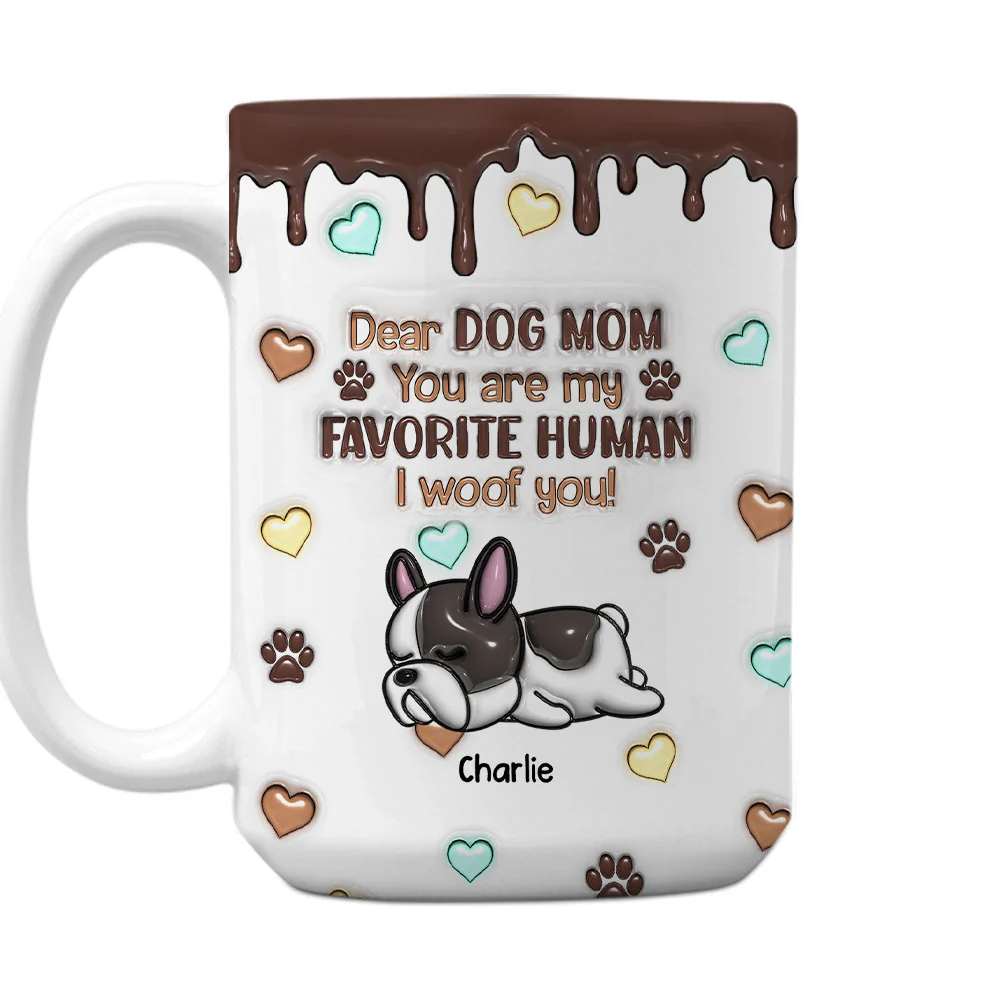 Favorite Human Version 2 - Personalized Custom 3D Inflated Effect Mug - Image 7