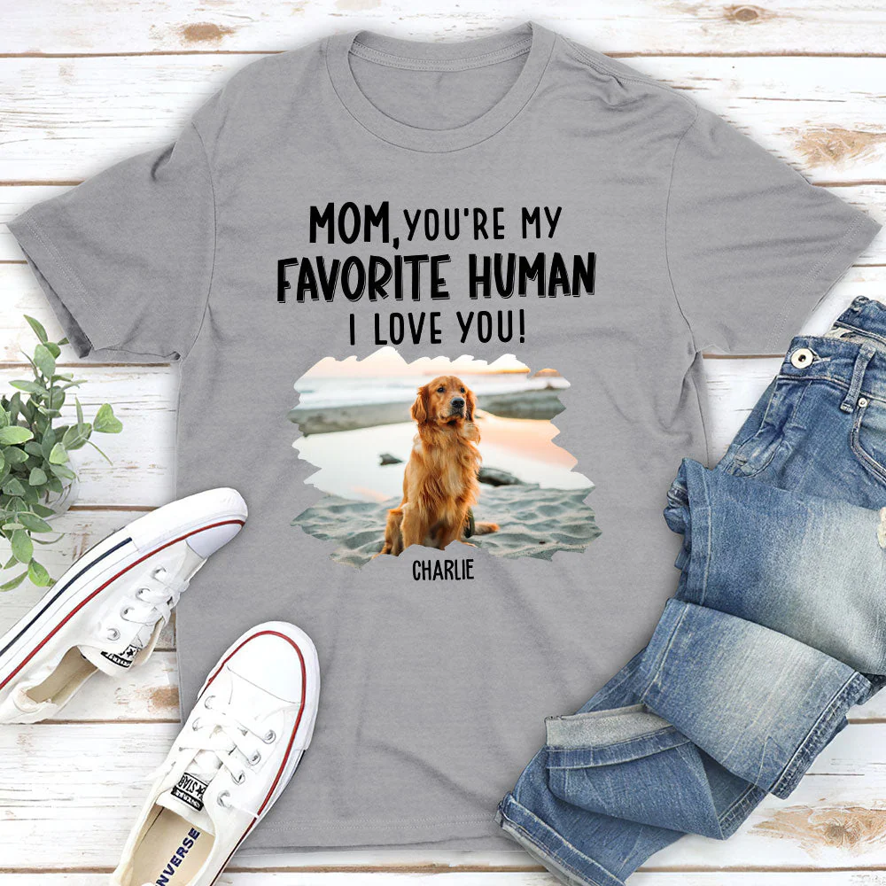 Favorite Human We Love - Personalized Custom Unisex T-shirt - Image 6