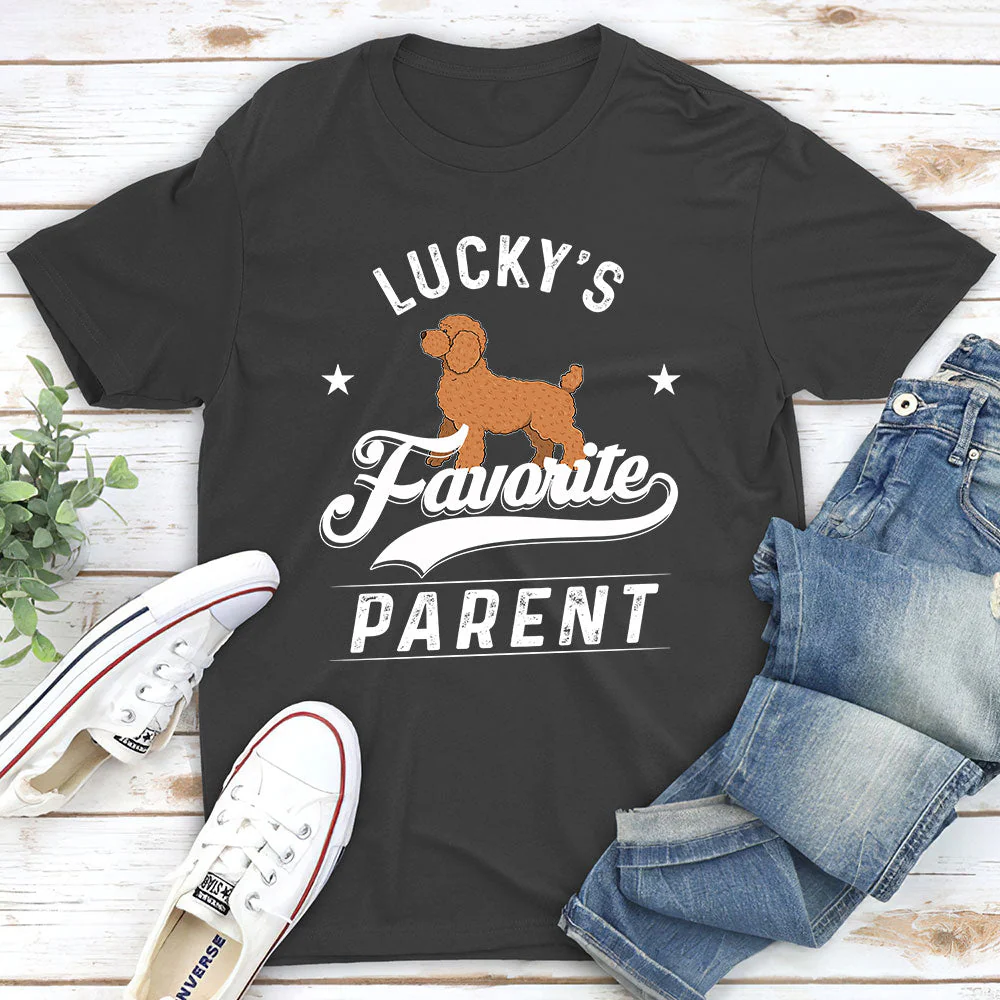 Favorite Parent - Personalized Custom Unisex T-shirt - Image 4