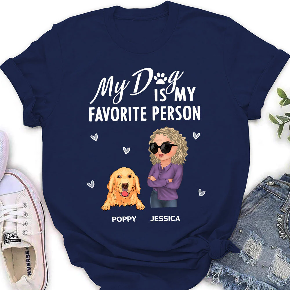 Favorite People - Personalized Custom Women's T-shirt - Image 2